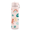 Brosky Pattern Stalowa butelka na wodę w kolorze różowym 680ml