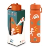 Brosky Pattern Stalowa butelka na wodę w kolorze ceglanym 680ml