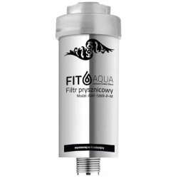 FitAqua AWF-SWR-P-M Srebrny filtr prysznicowy z KDF