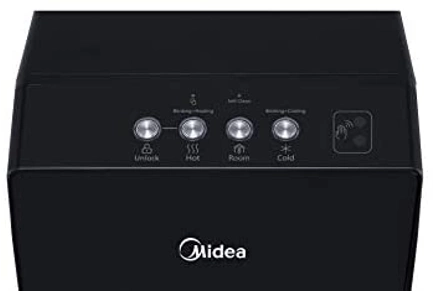 Midea JS1844S SODA PLUS BLACK Stojący dystrybutor wody gazowanej z akcesoriami