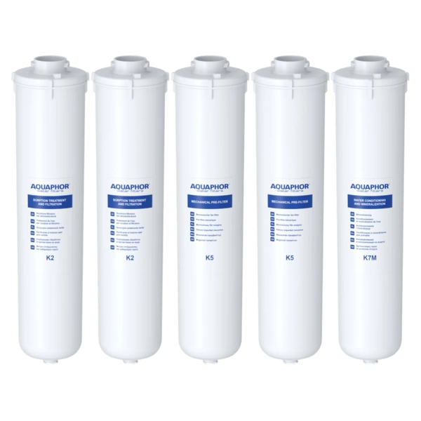 Aquaphor Morion Zestaw wkładów na cały rok [K5 x2, K2 x2, K7M]