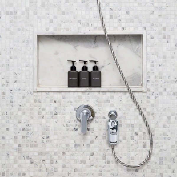 FITAqua AWF-SWR-P-M Srebrny filtr prysznicowy z KDF 2 sztuki