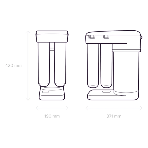 Aquaphor Morion System odwróconej osmozy z kompletem wkładów na rok