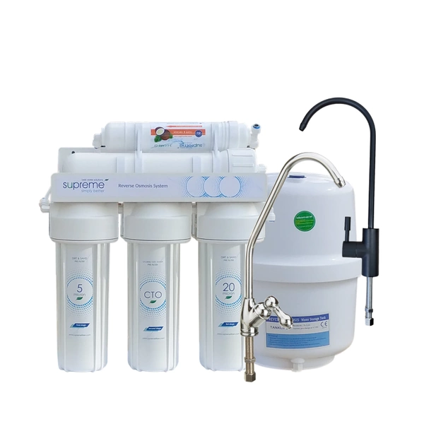 Supreme RO5 Filtr odwróconej osmozy z dodatkową czarną wylewką FX01-BKM