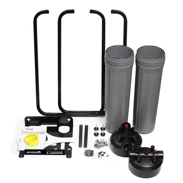 Ecosoft Aquapoint Dwukorpusowy filtr wody na cały dom Big Blue 20"