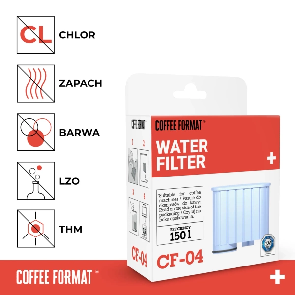 Coffee Format CF-04 Filtr do ekspresu do kawy - zamiennik Saeco AquaClean
