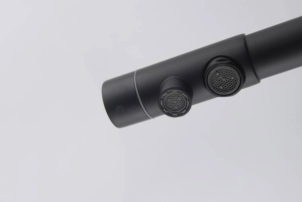 Blue Water Royal Czarny Mat Trójdrożna bateria kuchenna