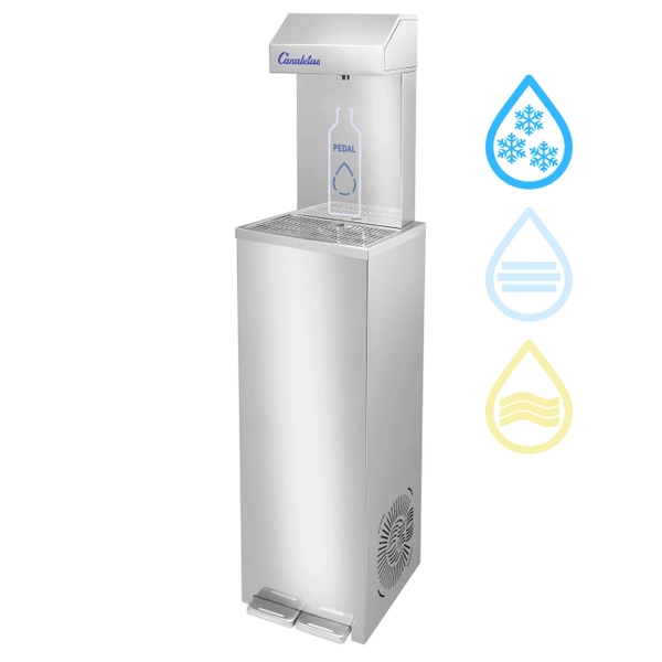 Canaletas A-88 2PE Stojąca fontanna wody pitnej sterowana przyciskami nożnymi