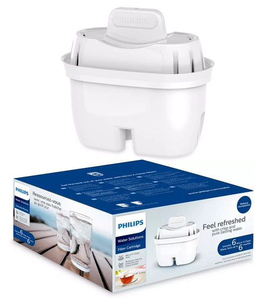 Philips Micro X-CLEAN Wkłady filtrujące do dzbanka 6 sztuk
