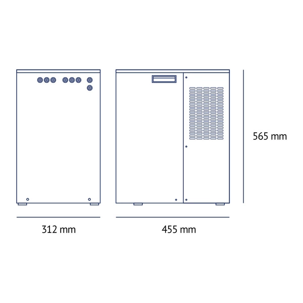 FlowCare 150U Podblatowy dystrybutor wody gazowanej