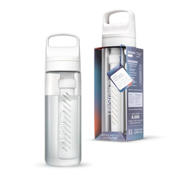 LifeStraw Go 2.0 Biała butelka filtrująca 0,65L Clear