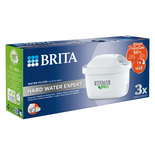 BRITA MAXTRA PRO Hard Water Expert 3 szt Wkłady do dzbanka filtrującego
