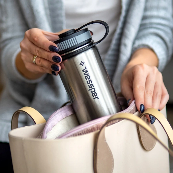 Wessper ActiveMax 0,5l Stalowa butelka termiczna