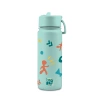 Brosky Pattern Stalowa butelka na wodę w kolorze miętowym 550ml
