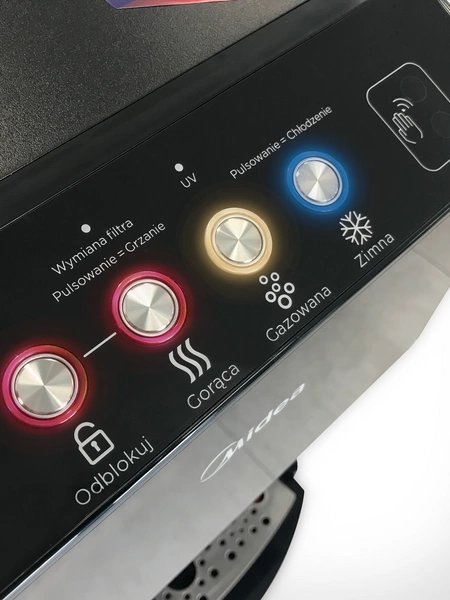 Midea JS1844S SODA PLUS BLACK Wolnostojący dystrybutor wody gazowanej