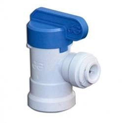 BV9014 Zawór kulowy PVC do zbiornika RO 1/4" x 1/4"