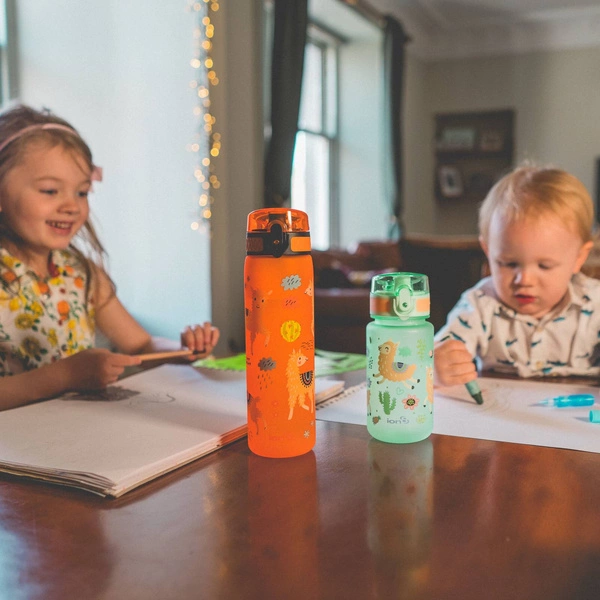 ION8 Różowa butelka na wodę w kotki 500 ml