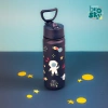 Brosky Kids Granatowa butelka na wodę dla dzieci w motyw kosmosu 550 ml