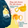Brosky Basic Stalowa butelka na wodę w kolorze morskim 680ml