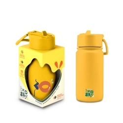 Brosky O. Żółty bidon termiczny na wodę 450 ml