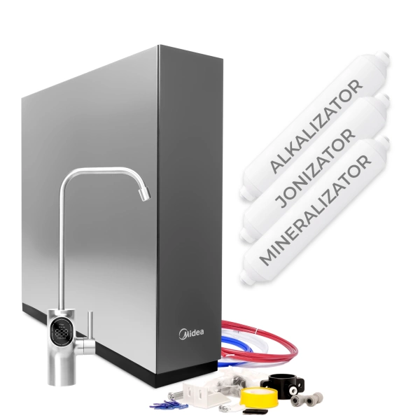 Midea 800GPD Smart RO8 Filtr odwróconej osmozy z alkalizatorem