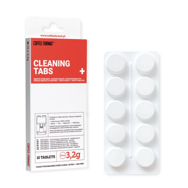 Coffee Format Cleaning TABS+ 10x3,2g Tabletki do czyszczenia ekspresów