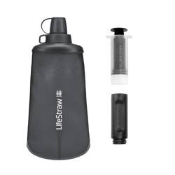 LifeStraw Peak Squeeze Miękka butelka filtrująca czarna 0,65l