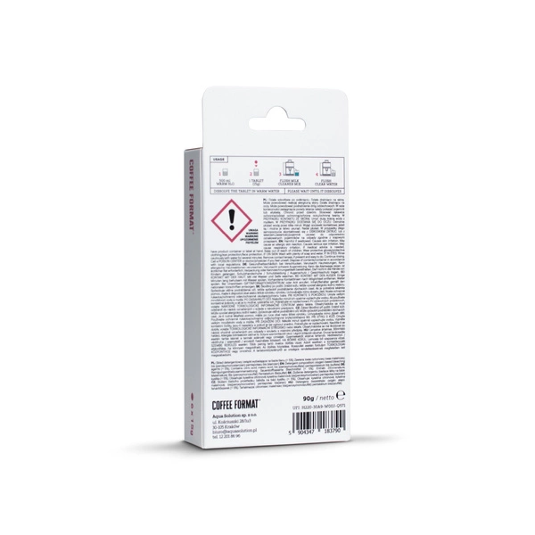 Coffee Format Milk Tab Clean+ 6x15g Tabletki do czyszczenia systemu mlecznego