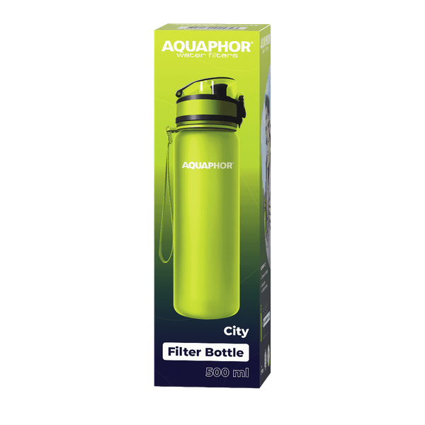 Butelka filtrująca na wodę Aquaphor City zielona